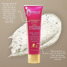 Load image into Gallery viewer, Pomegranate &amp; Honey 2-in-1 Face Scrub &amp; Cleanser - ThOlu Hair + Beauty